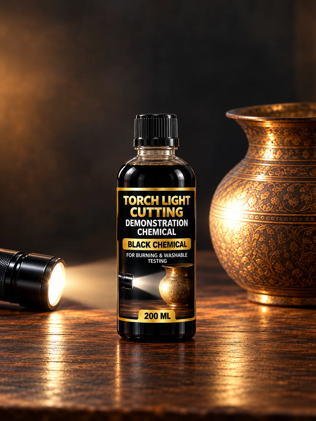 Torch Light Cutting Demonstration Setup